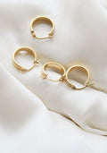 Timeless Everyday Perfect Hoop Earrings 18K Gold
