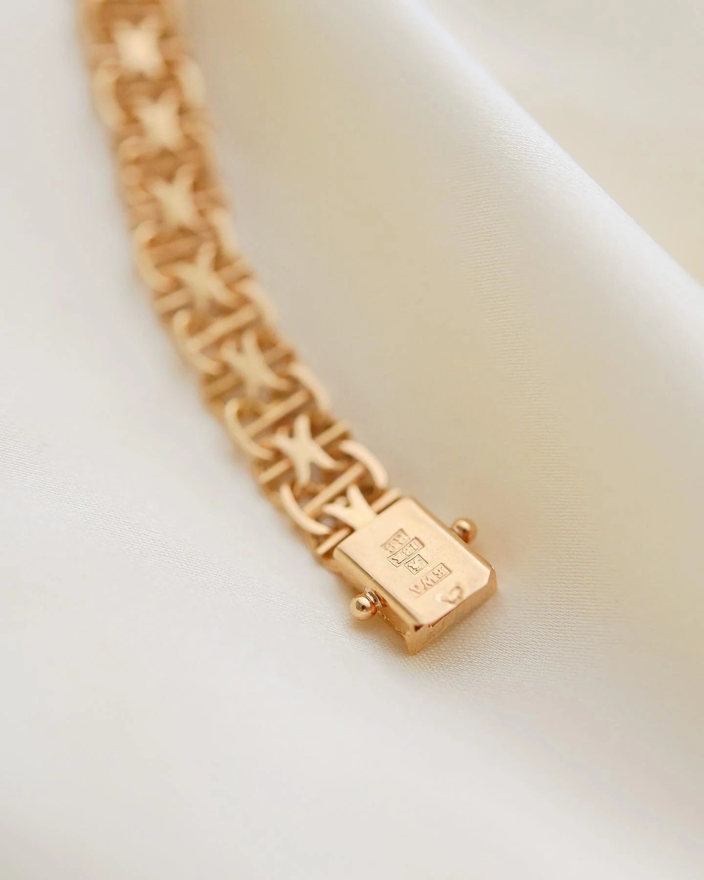 Gorg Swedish Link Bracelet 18K Gold 1967