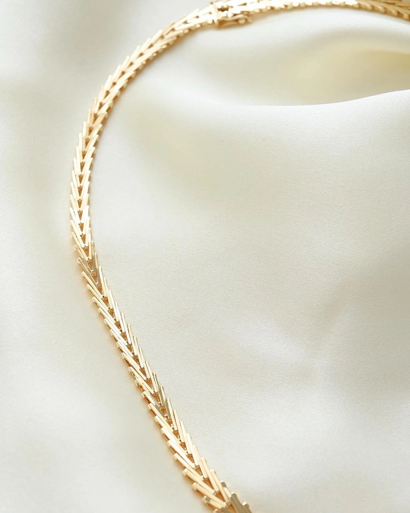 Special Release! (Number 4) Magical Danish Vintage Geneva Link Nekclace 14K Gold 1960