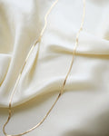 The Best Long Vintage Baby Virola Link Chain 18K Gold