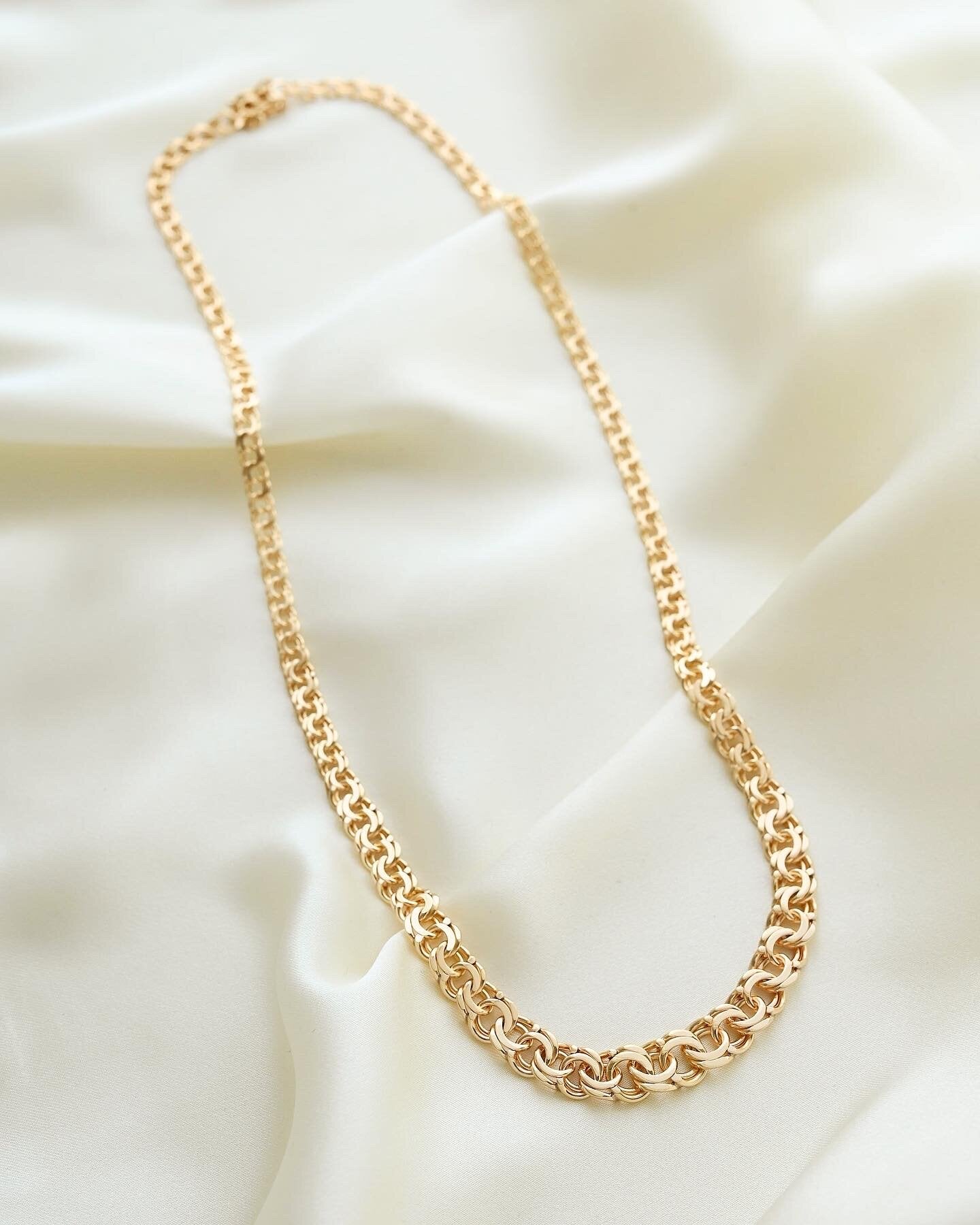 Magical Bismarck Necklace by Holger Holden 1969 18K Gold