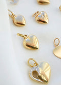 The Lovelies Heart Charm Collection Pick Your Favorite 18K Gold