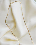 The Best Long Vintage Baby Virola Link Chain 18K Gold