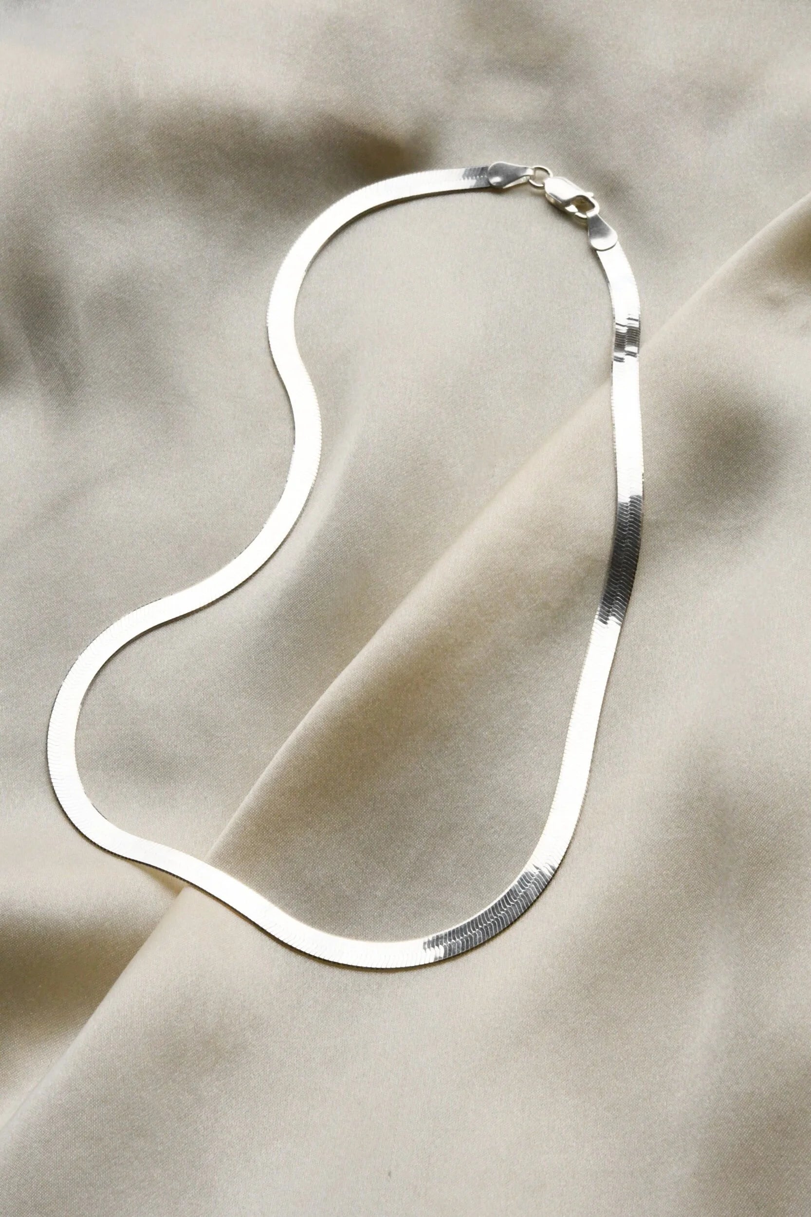 High Quality Italian Vintage Silver Chain 1980s