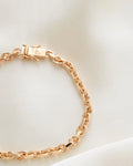 Rare Italian 18K Solid Gold Anchor Link Bracelet
