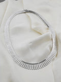 High Shine Fabulous Scandinavian Vintage Necklace in Silver