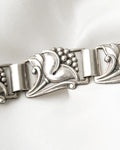 25 Grams Vintage Flower Dream Bracelet Silver Sweden 1951