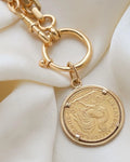 The Iconic Marianne and the Rooster Coin Pendant 21K Gold 1910