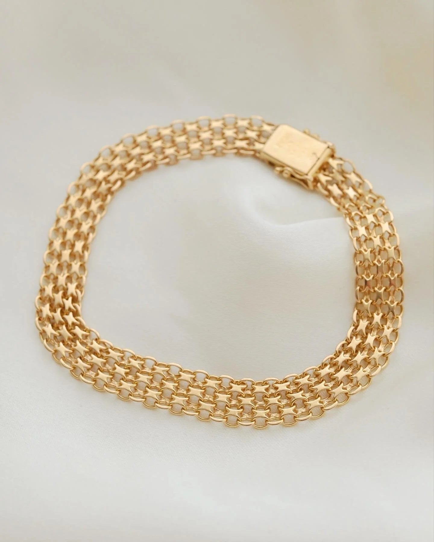 Swedish Vintage Bracelet 18K Gold 1964