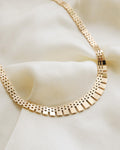 Perfect Cleopatra Necklace Danish Vintage 14K Gold 1970