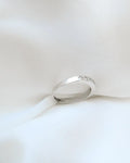 Rare Small Sized 7 Stone Diamond Ring 18K White Gold