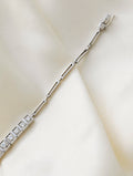 Magical Antique Art Deco 1.90 Carats Diamond Bracelet 14K White Gold 1930