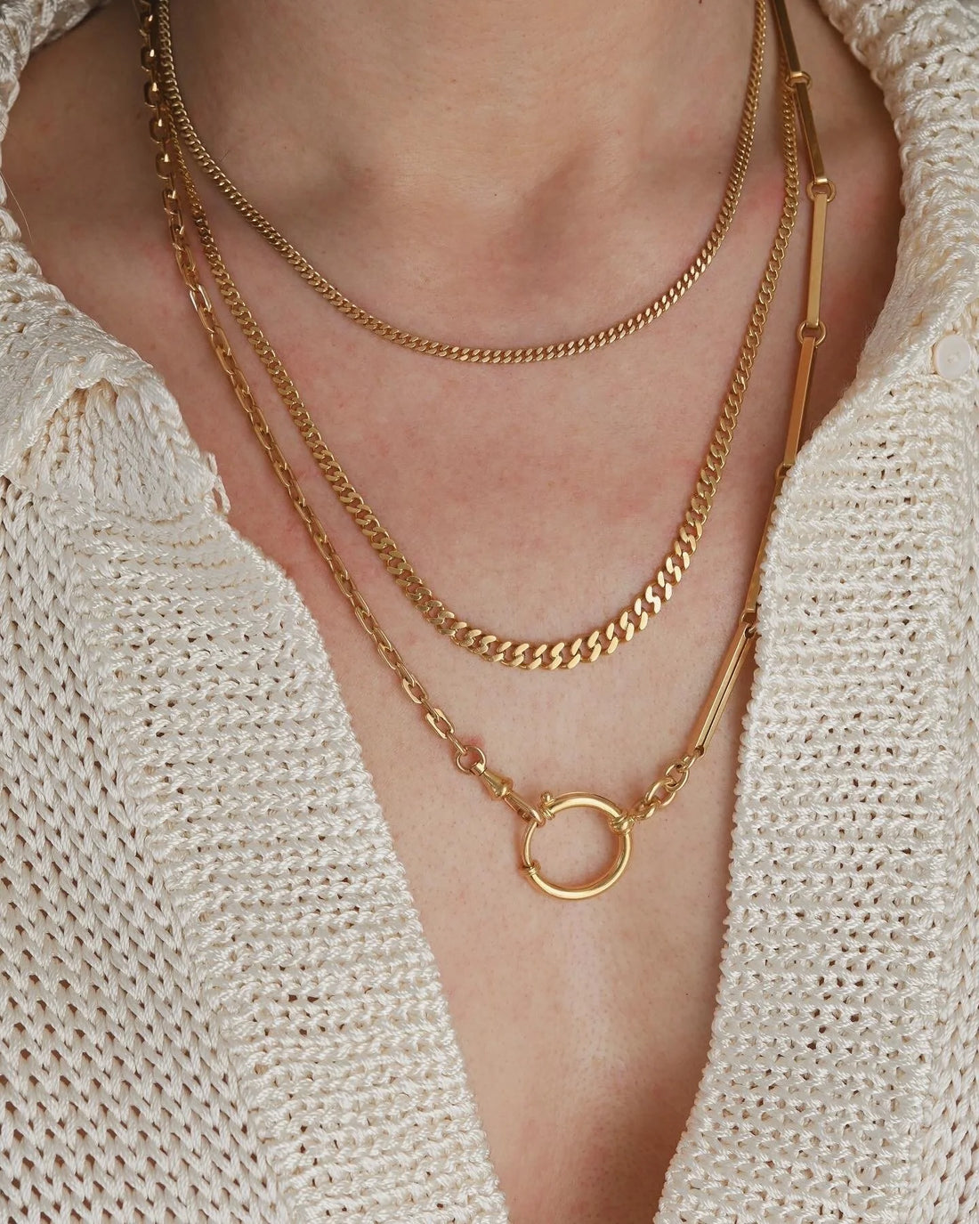 Beautiful Vintage Curb Link Chain