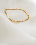 Special Antique Swedish Watch Chain Bracelet w Full Hallamarks 18K Gold 1885