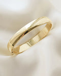 High Shine Danish Vintage Bangle 14K Gold