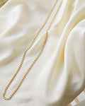 Long 40 Grams Vintage Curb Link Chain 18K Gold