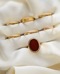 Antique Art Deco Band Size 6.5 23K Gold 1927