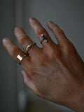 Spectacular Old Sapphire x Diamond Trilogy Ring