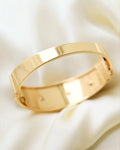 1968 Vintage Bracelet W Sapphire Cabochons 18K Gold