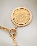 Antique French Napoleon Coin 22K Gold 1866