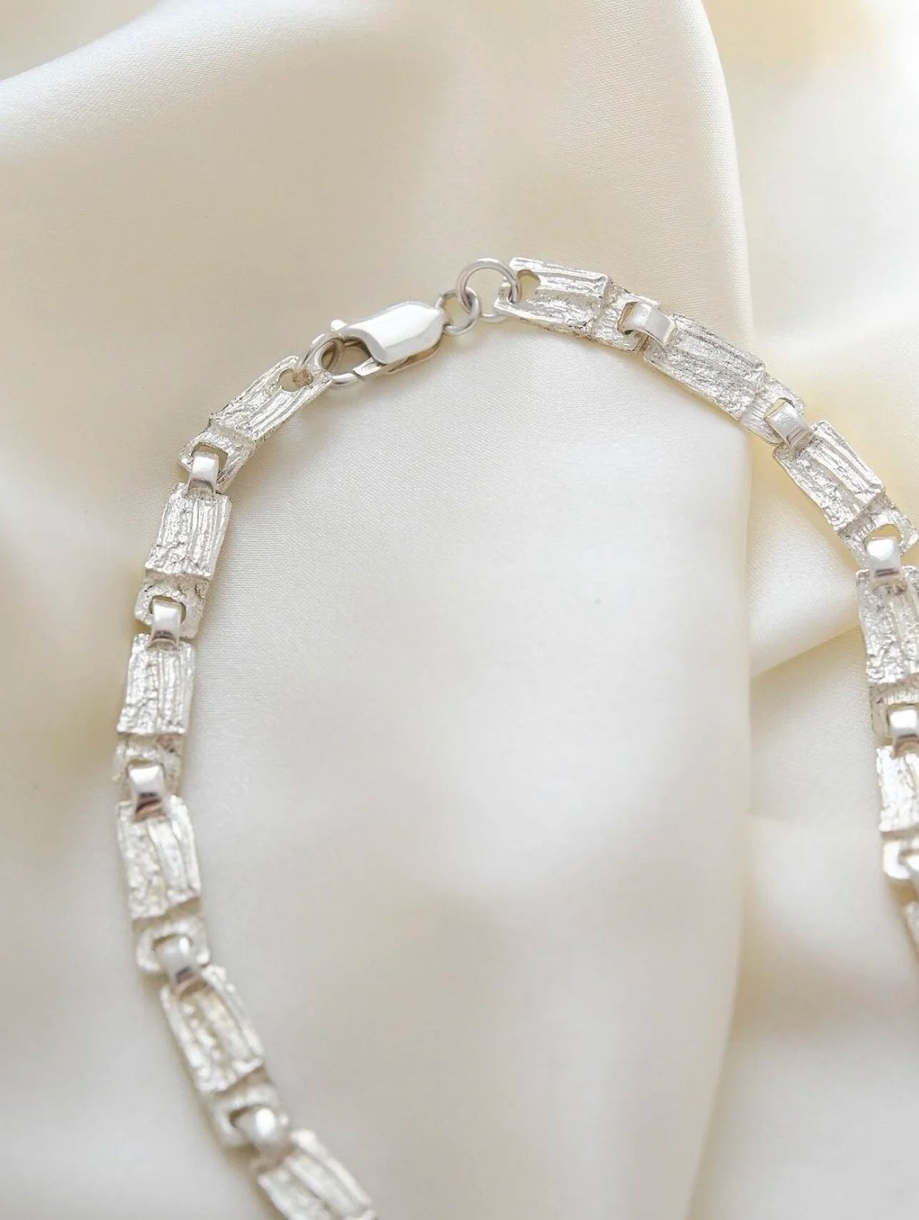 Huge Amazing Swedish Vintage Silver Necklace 1970