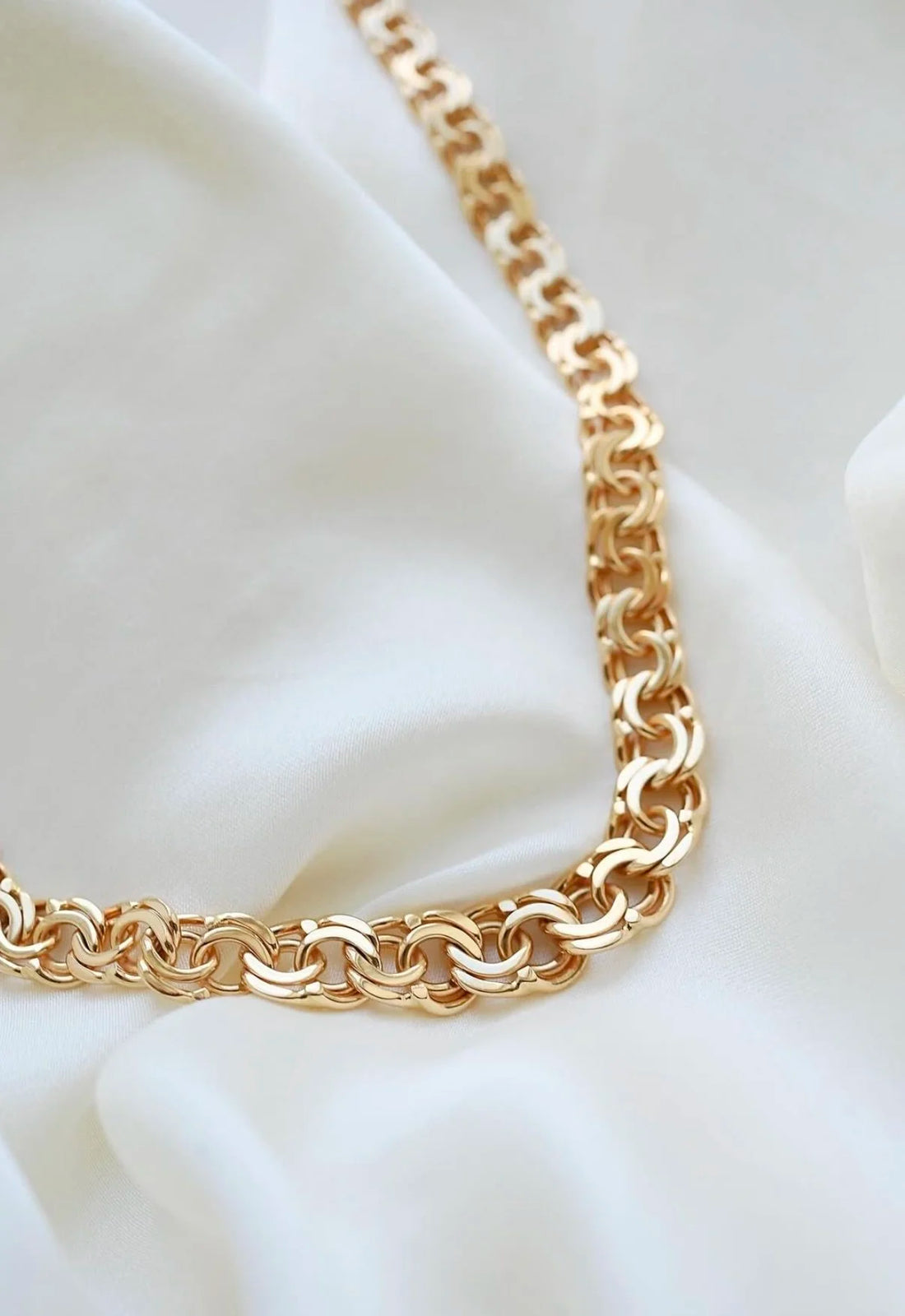 Extraordinary Big Heavy Bismarck Chain Swedish Vintage 1963 18K Gold