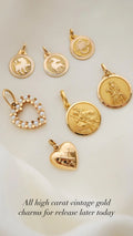 The Best Vintage Charms 18K Gold 1970s