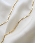 Stunning Rare Tiny Hearts Link Chain Necklace 14K Gold