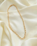 Perfect Sexy Danish Anchor Link Chain 14K Gold 1970s