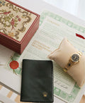 Rolex Oyster Perpetual Datejust Ladies Mint Condition Full Set Box and Papers 18K Gold 1978