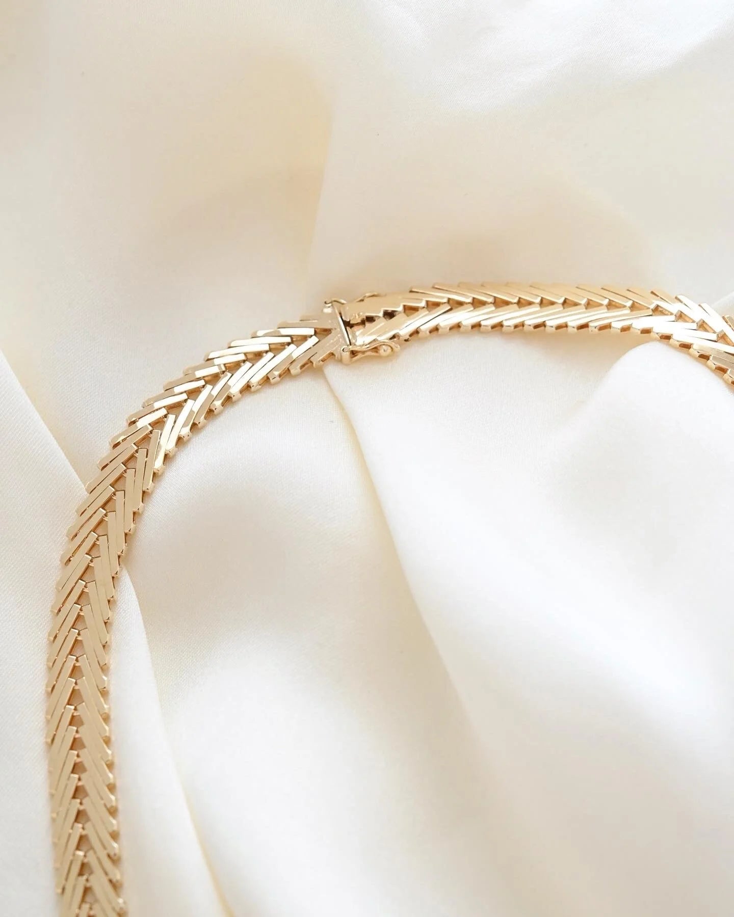 Total Dream Chain Danish Vintage 14K Gold 1960s