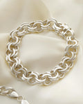Vintage Silver Bracelet Bracelets Sold Separately Curb or Bismarck