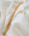 Beautiful Swedish Star Link Bracelet 18K Gold 1969