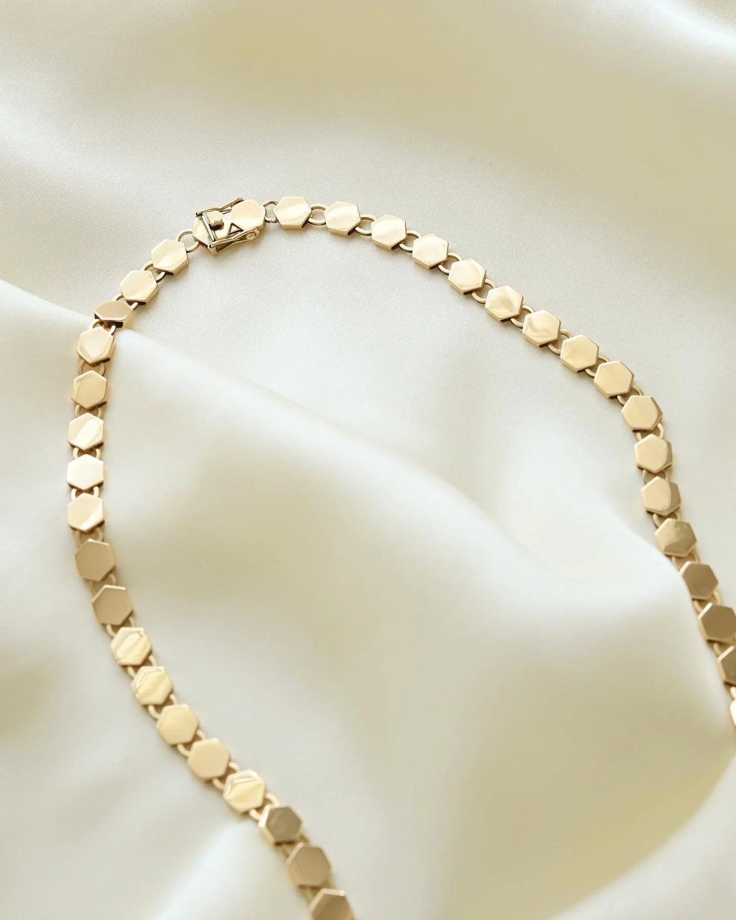 Gorgeous Rare Mid Century Necklace 14K Gold 1960s