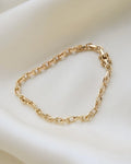 Tiny-Wrist Anchor Bracelet 14K Gold 1947-1970
