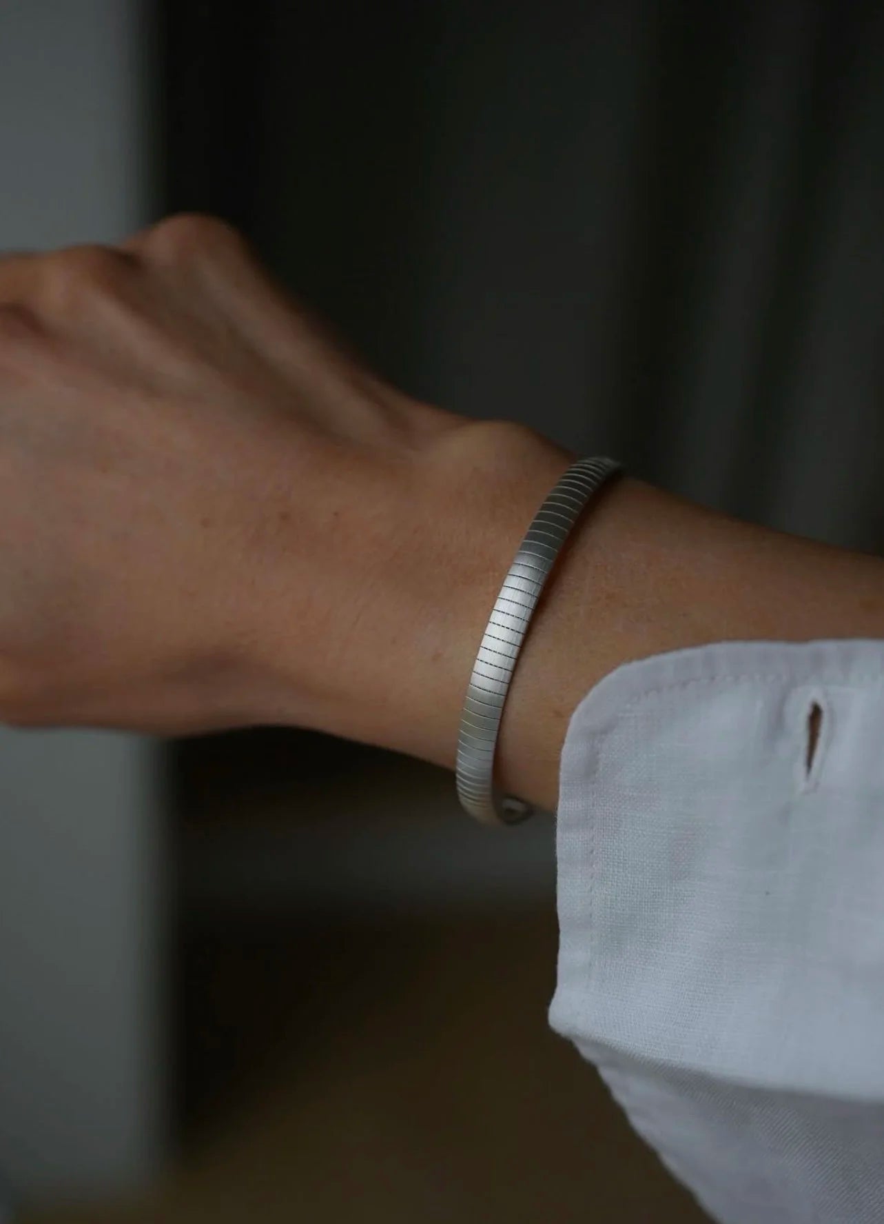 Amazing Vintage Sterling Silver Collar w Free Gift Bracelet Late 1900s Denmark