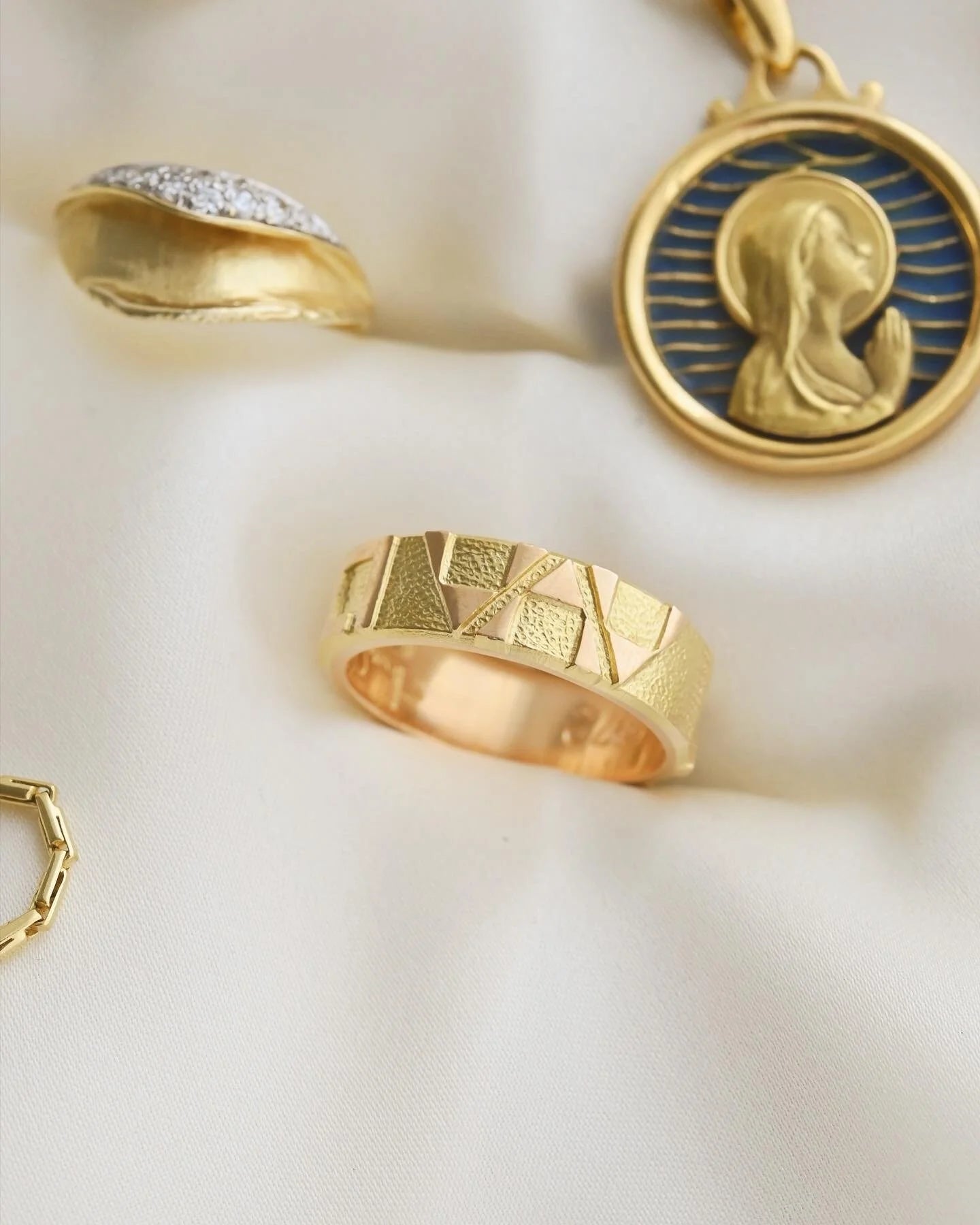 The Coolest LTH Ring Rose and Yellow Gold 18K Gold 1972