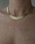 55 Grams Sublime Danish Vintage Necklace 14K Gold 1960