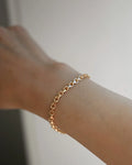 Rare Italian 18K Solid Gold Anchor Link Bracelet