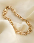 Rare Double Faceted Anchor Bracelet 18K Gold 1964