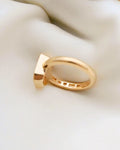 Extraordinary Monogram Signet Ring Antique 18K Gold 1920