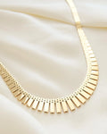 Rare Longer Danish Vintage Cleopatra Necklace 14K Gold 1966