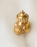 Sublime 19 Grams Heavy Extraordinarily Beautiful Antique Fob 18K Gold Beg 1900s