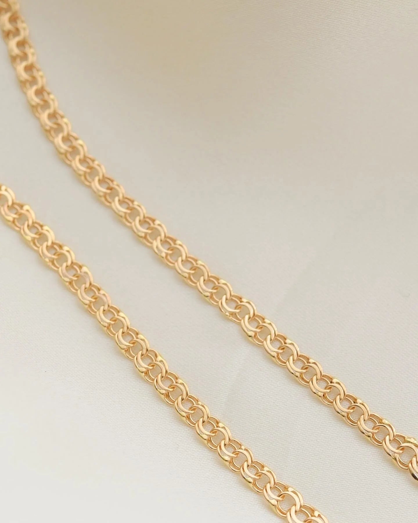 Swedish Vintage Mid Century Necklace 18K Gold