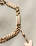 Gorg Edwardian Fancy Link Bracelet 14K Gold 1910s