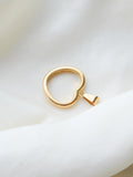 Gorgeous Bold Vintage Heart Pendant 18K Gold