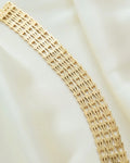 Sublime Danish Mid Century Vintage Geneva Variation Bracelet 14K Gold 1960s