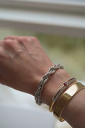 Three Scandinavian Sterling Bracelets Selling Separately