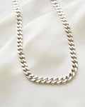 Super Heavy Curb Link Chan 20.5 Inches Sterling Silver