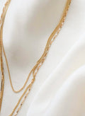 Shimmering Vintage Stacking Chains 18K Gold